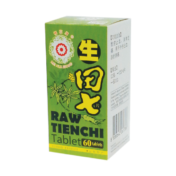 Raw Tienchi Tablet (48/ 60/ 1000 Tablets)